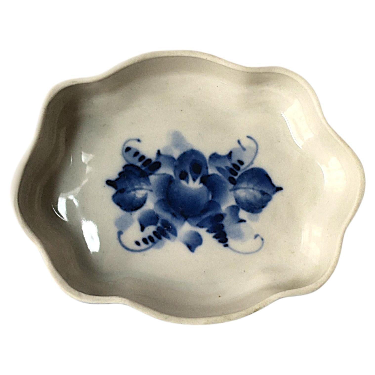 Blue and White Jewelry Dish