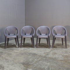 Blue and White Magis Bell Chairs by Konstantin Grcic, Set of Eight