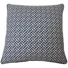 Blue and White "Mezze" Decorative Pillows Double-Sided