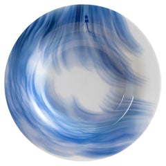 Blue and White Plates, Two in Set