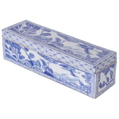 Blue and White Porcelain Box