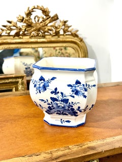 Blue and White Porcelain Jardinière, Larucci for Christian Dior