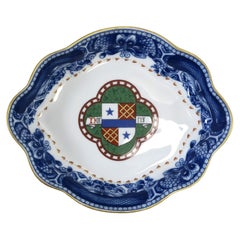 Blue and White Porcelain Jewelry Dish by Mottahedeh