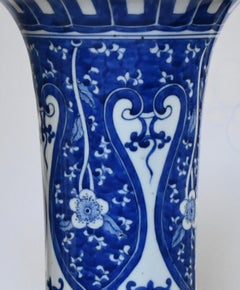 Lampes porcelaine bleue et blanche