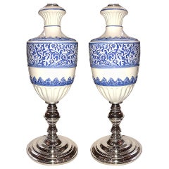 Blue and White Porcelain Table Lamps