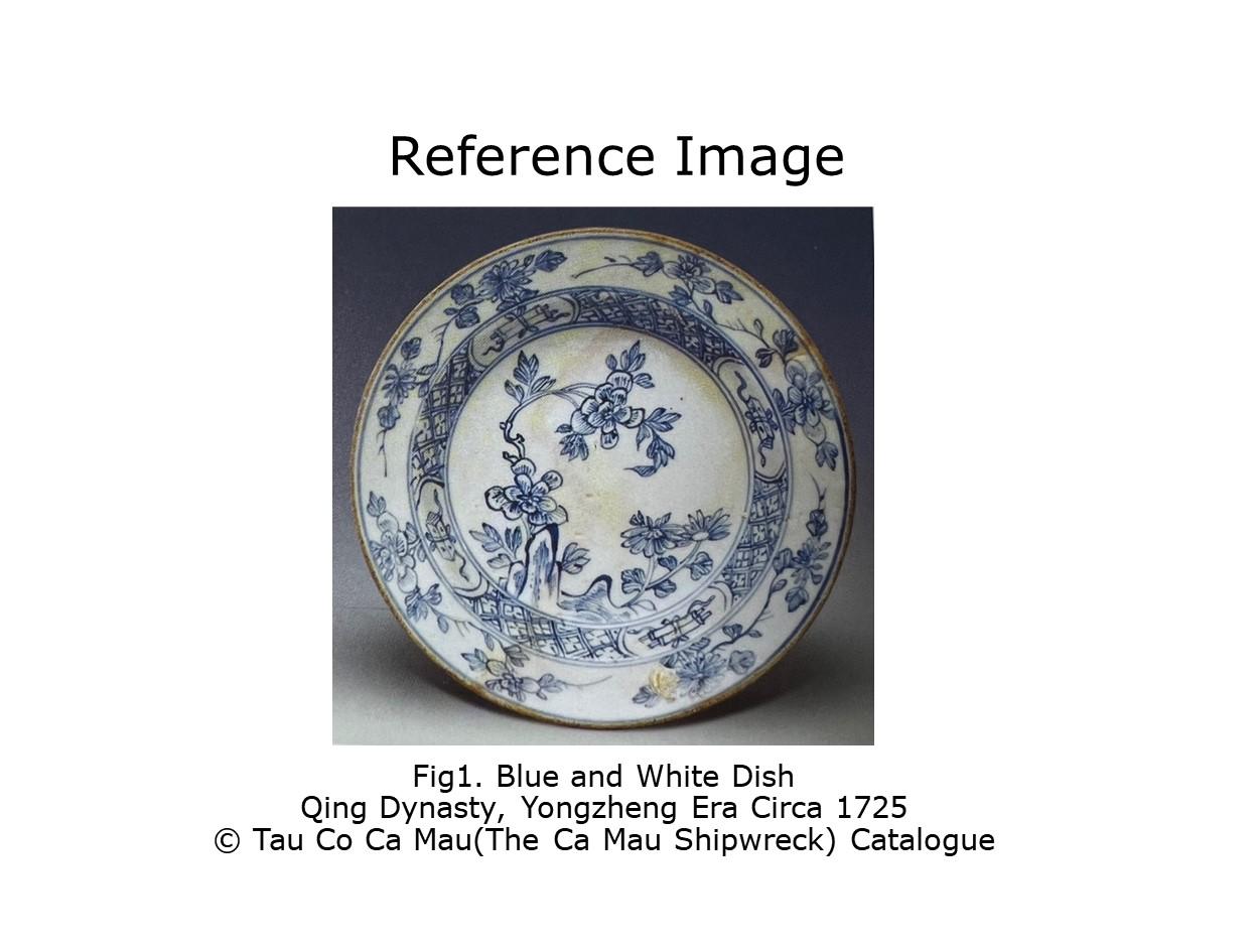 Ceramic Blue And White Teabowl And Saucer Set Circa 1725, Qing Dynasty, Yongzheng Era For Sale