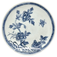 Vintage Blue And White Teabowl And Saucer Set Circa 1725, Qing Dynasty, Yongzheng Era