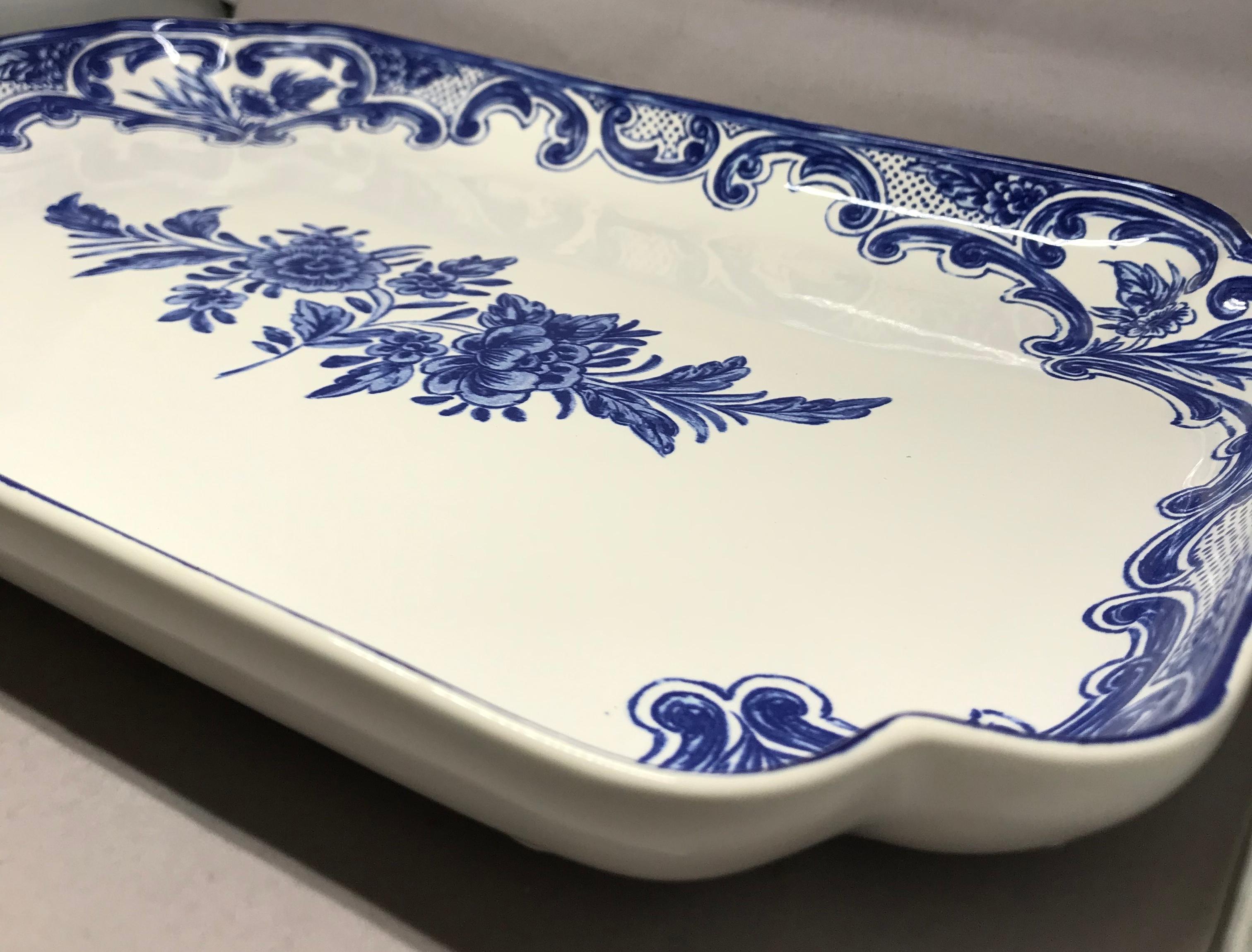 Blue and White Delft Tiffany & Co. Platter In Good Condition In New York, NY