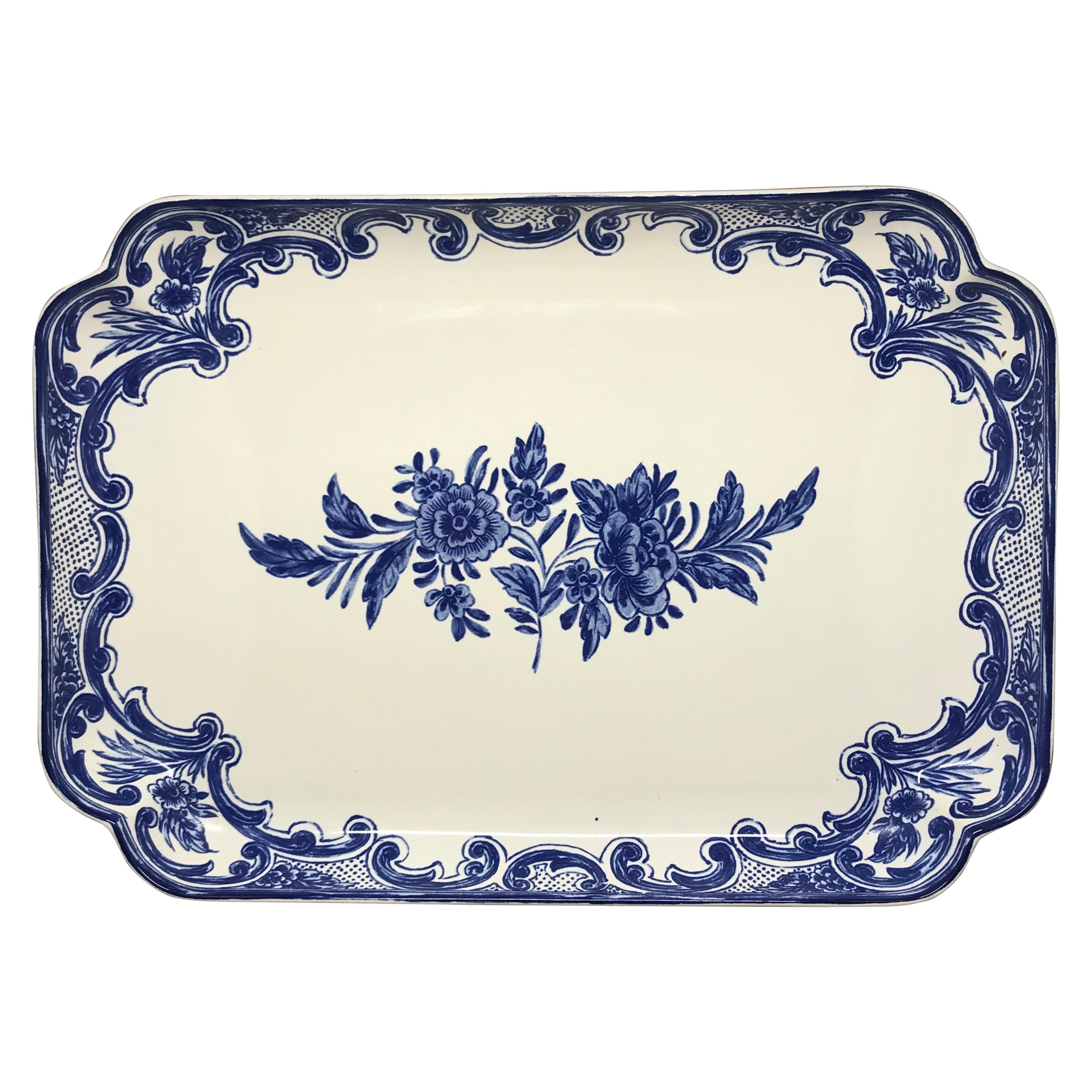 Blue and White Delft Tiffany & Co. Platter