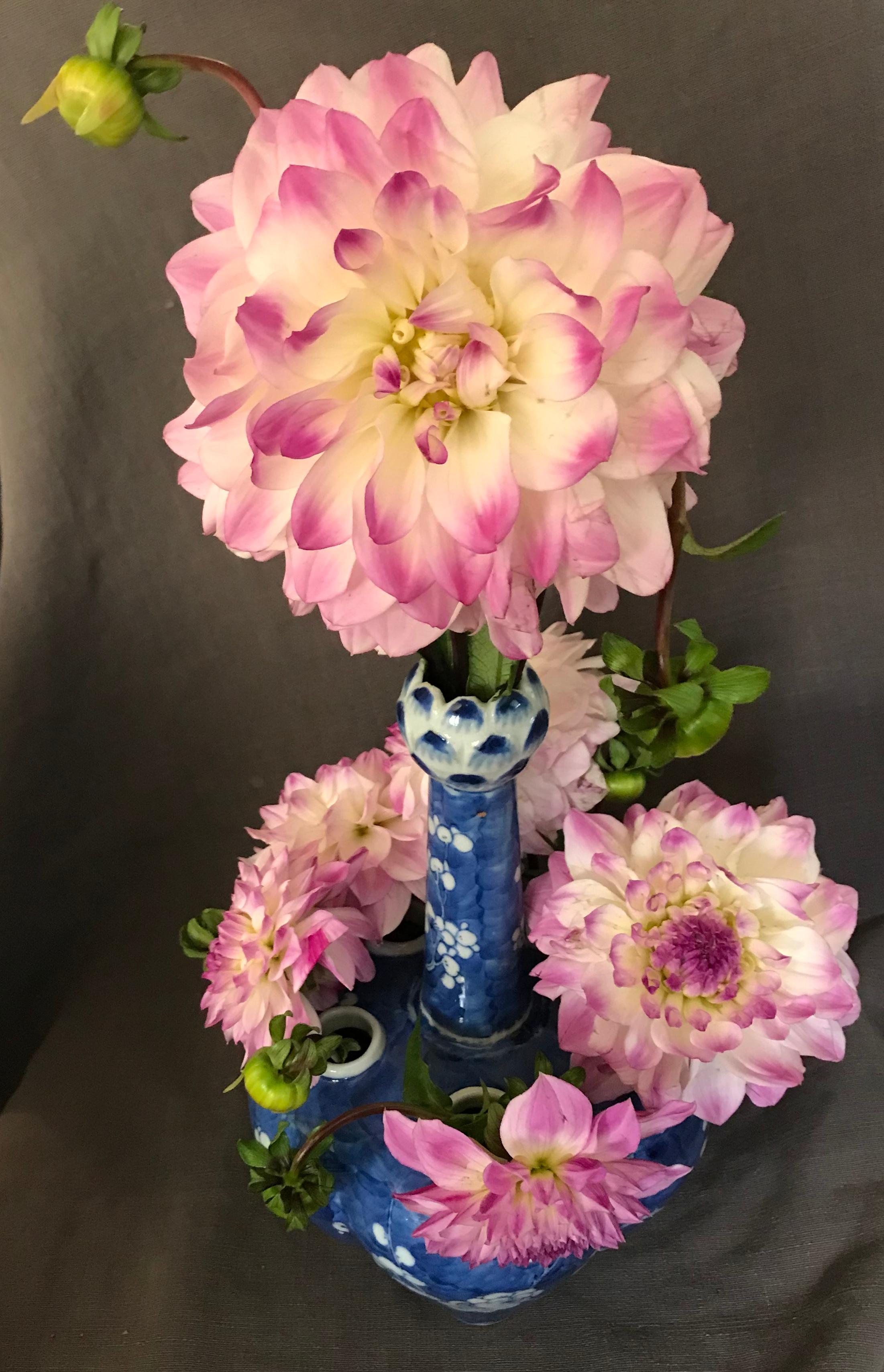 Chinese Blue and White Tulipiere Vase