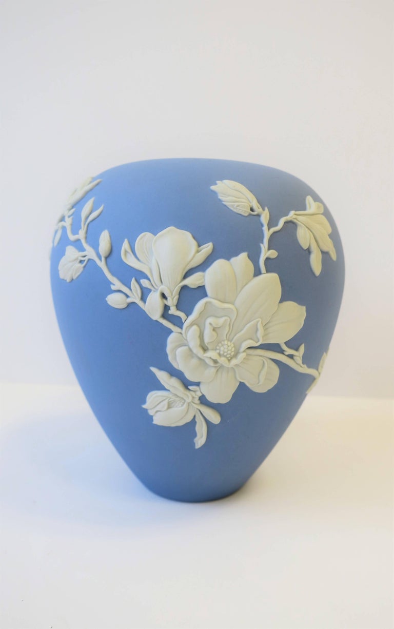 Blue and White Vase by Wedgwood, 21st Century at 1stDibs