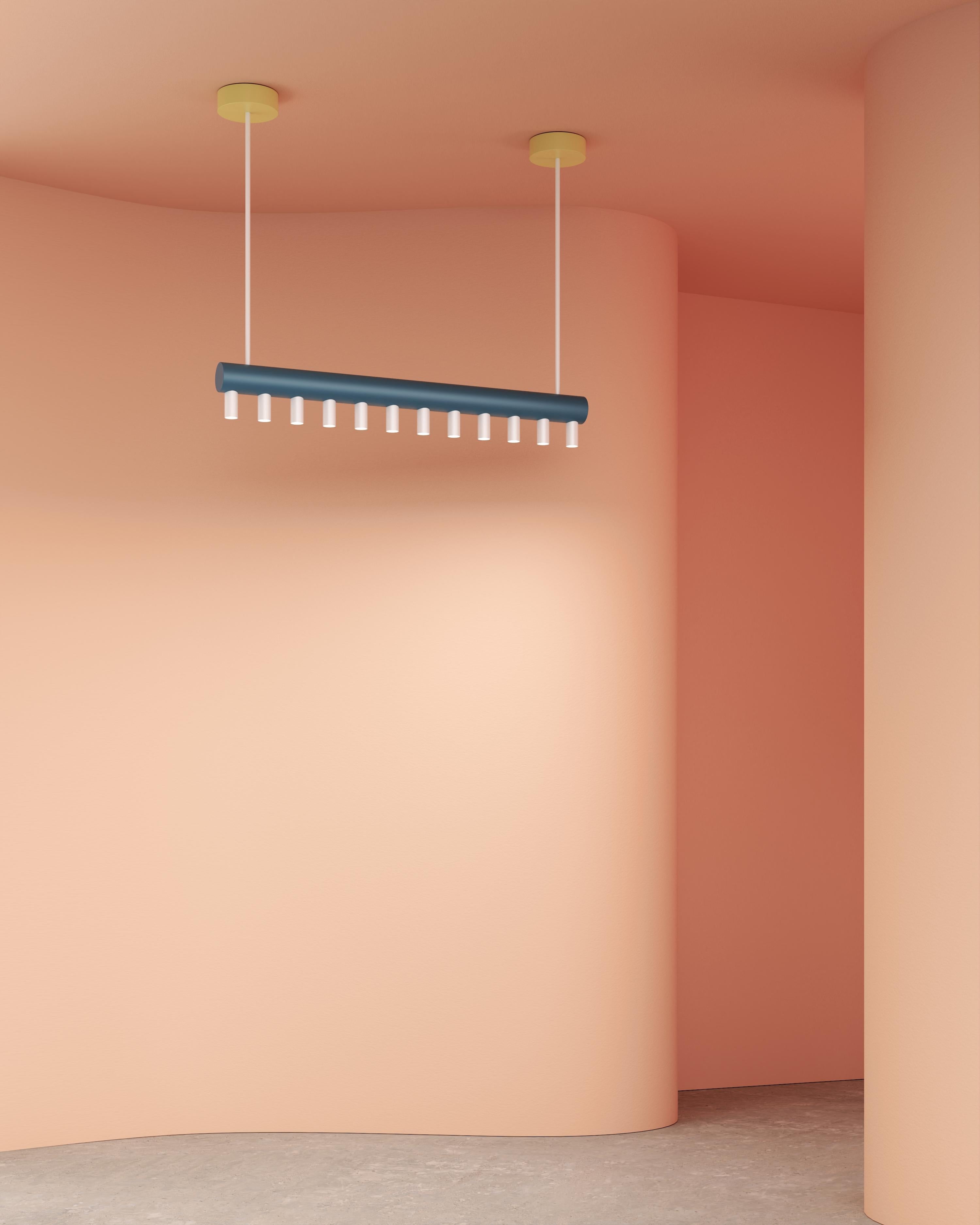 Postmoderne Pendentif Array bleu et jaune par Atelier Areti en vente