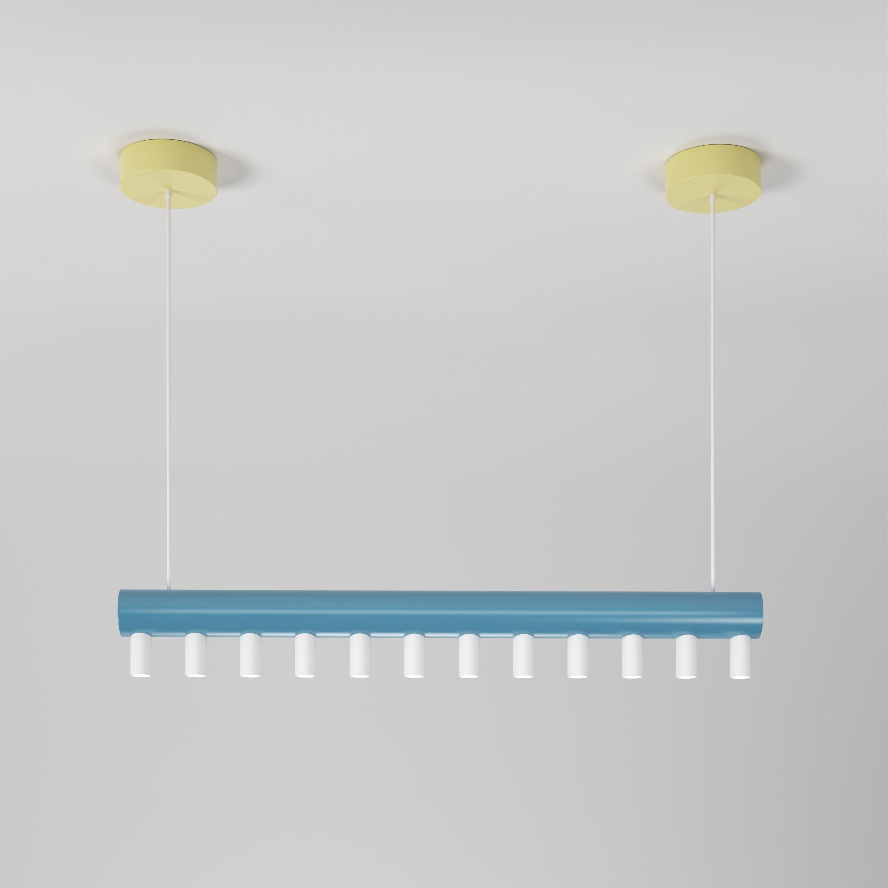 Pendentif Array bleu et jaune par Atelier Areti Neuf - En vente à Geneve, CH