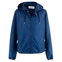 Blue and Yellow Rain Jacket