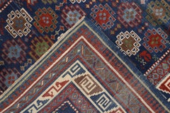 Blue Antique Caucasian Kuba Rug
