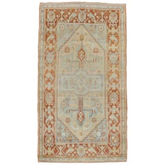 Tapis persan ancien Malayer bleu