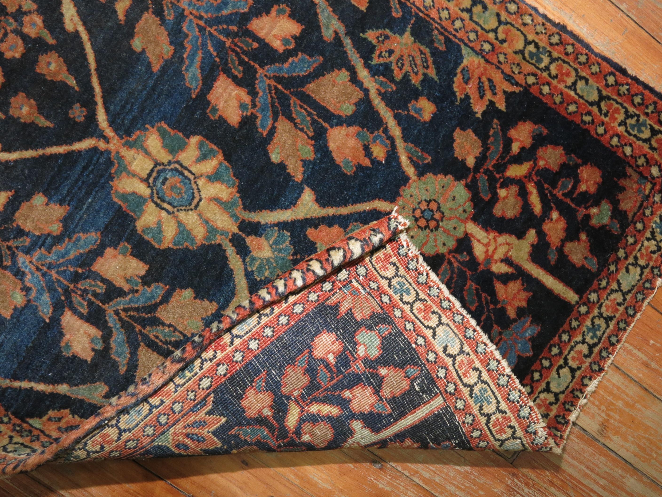Stunning early 20th century Persian Sarouk Fereghan rug mat.

  