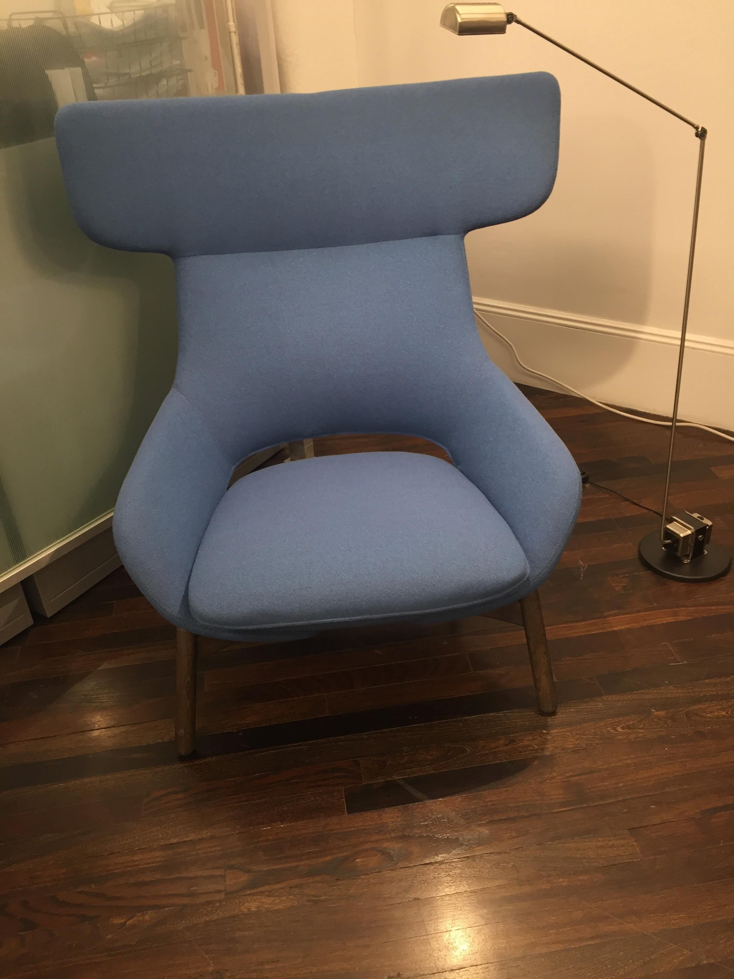 Dutch Blue Artifort Kalm Lounge Chair by Patrick Norguet