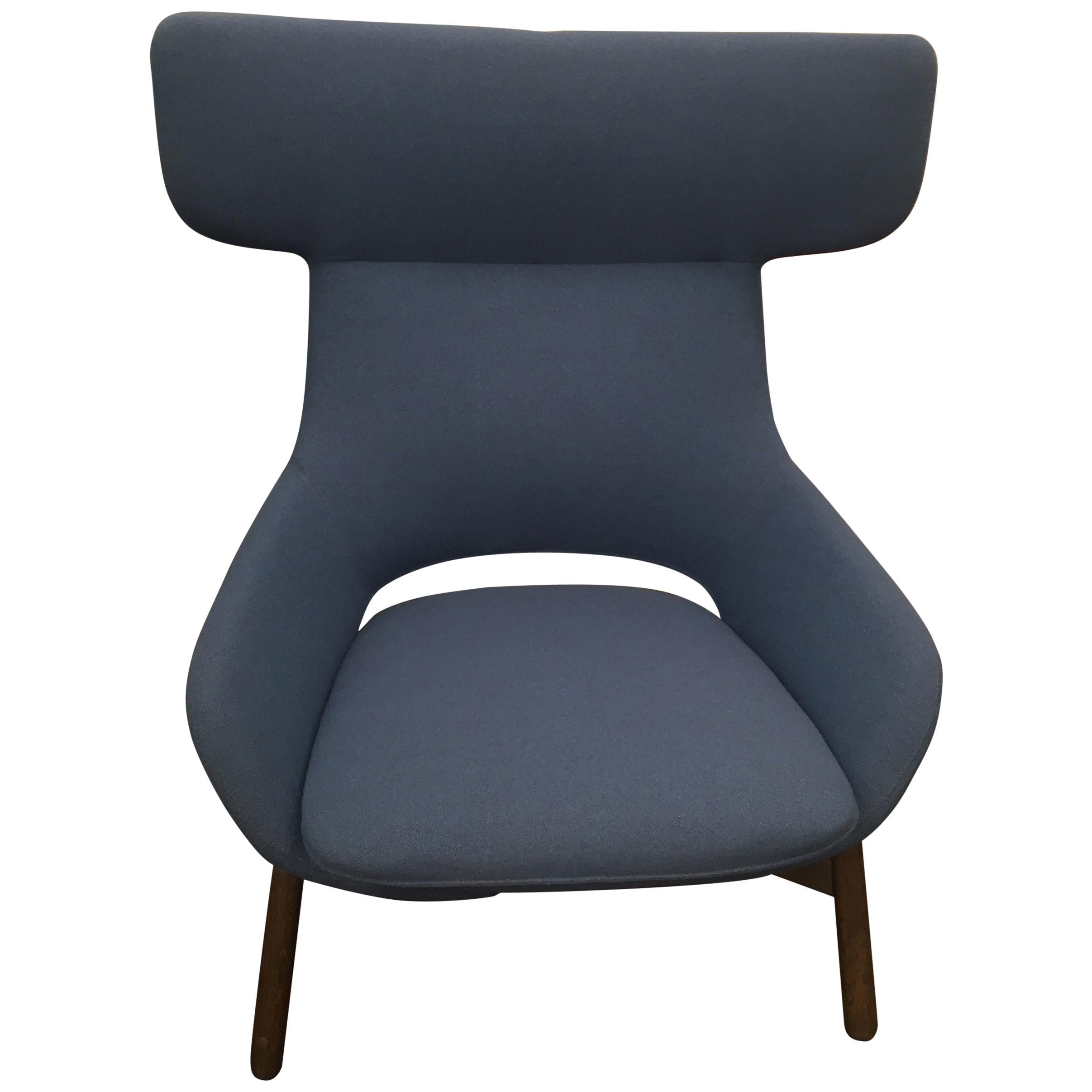 Blue Artifort Kalm Lounge Chair by Patrick Norguet