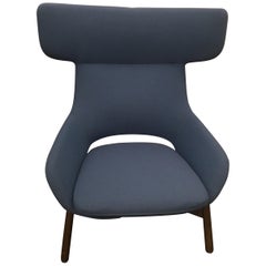 Blue Artifort Kalm Lounge Chair by Patrick Norguet