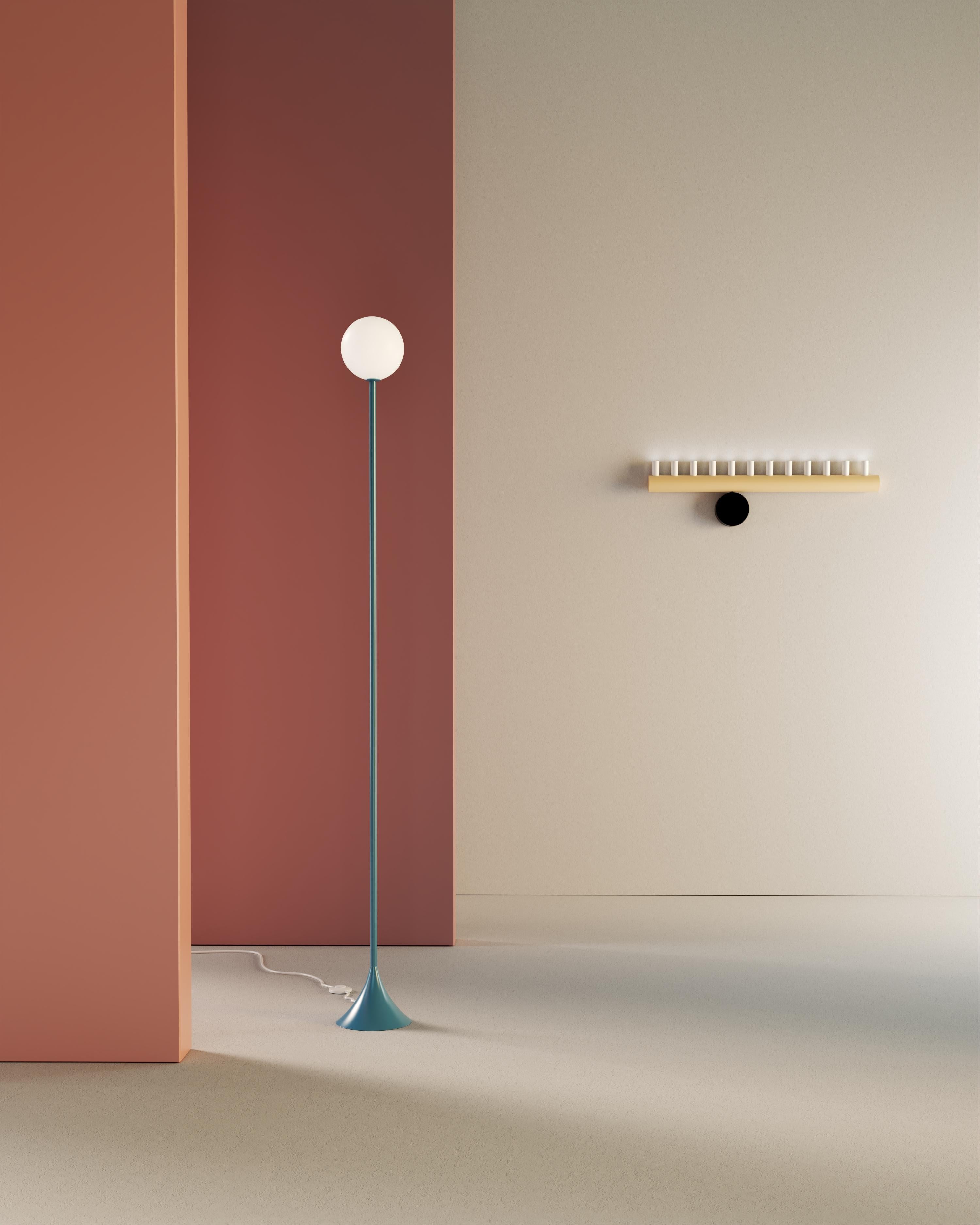 Postmoderne Lampadaire Asymptote bleu de l'Atelier Areti en vente