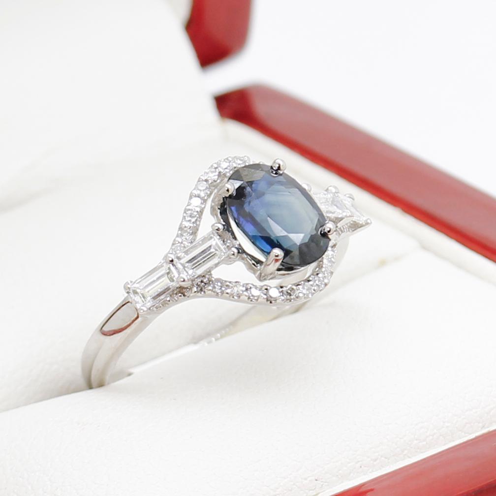australian blue sapphire ring