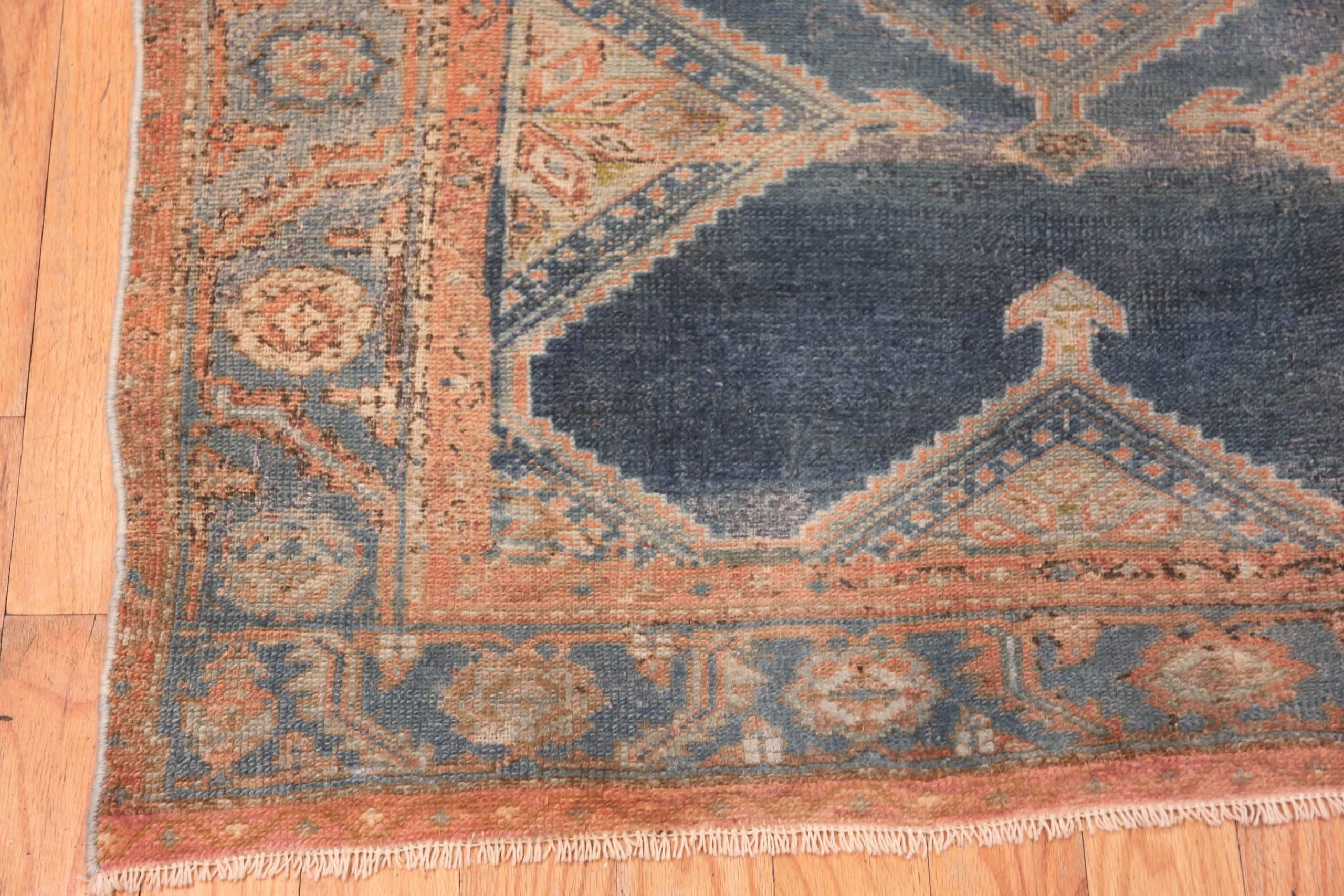 Antique Persian Malayer Runner Rug. 3 ft 5 in x 17 ft In Good Condition For Sale In New York, NY