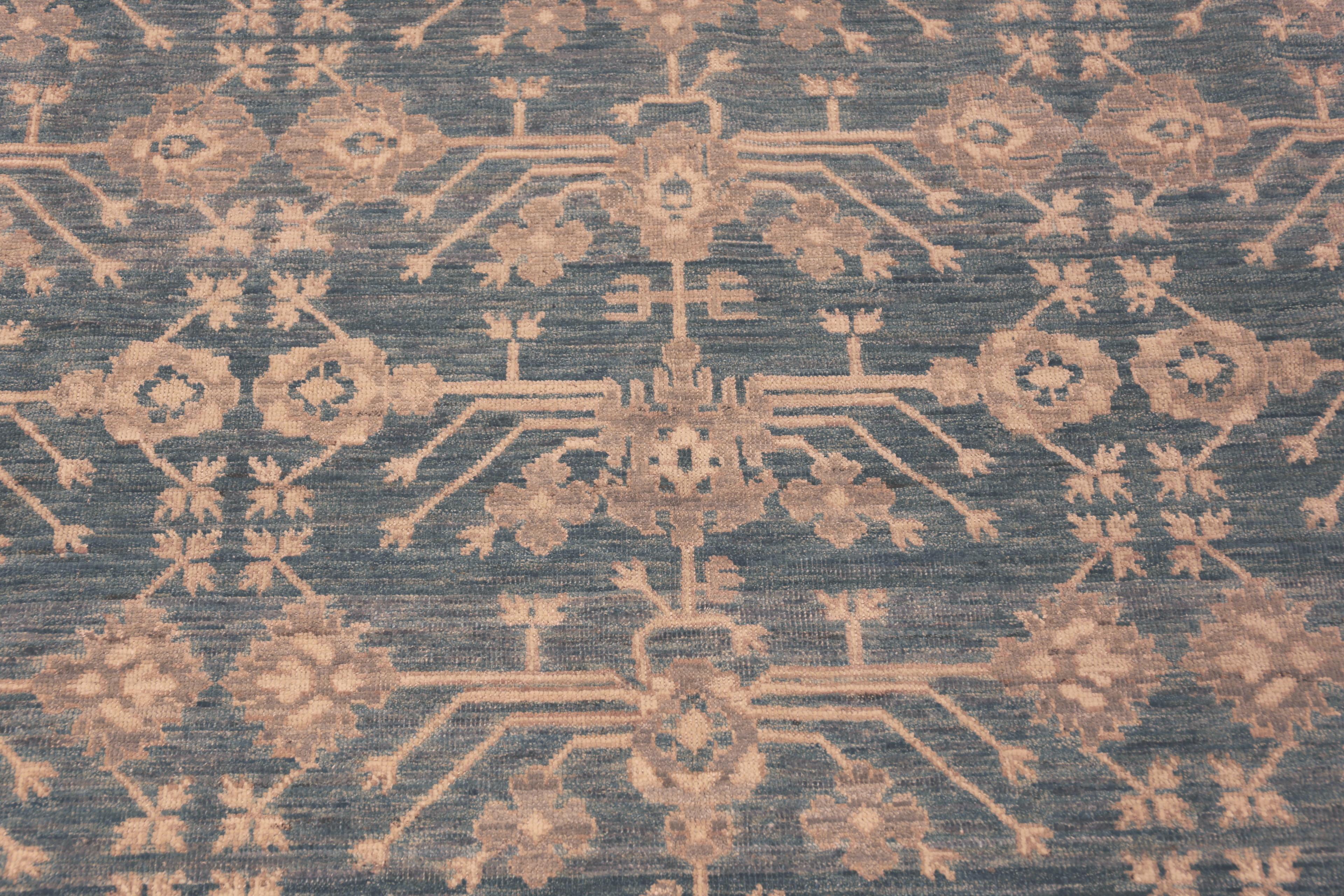 Hand-Knotted Nazmiyal Collection Modern Khotan Rug. 11 ft 8 in x 12 ft