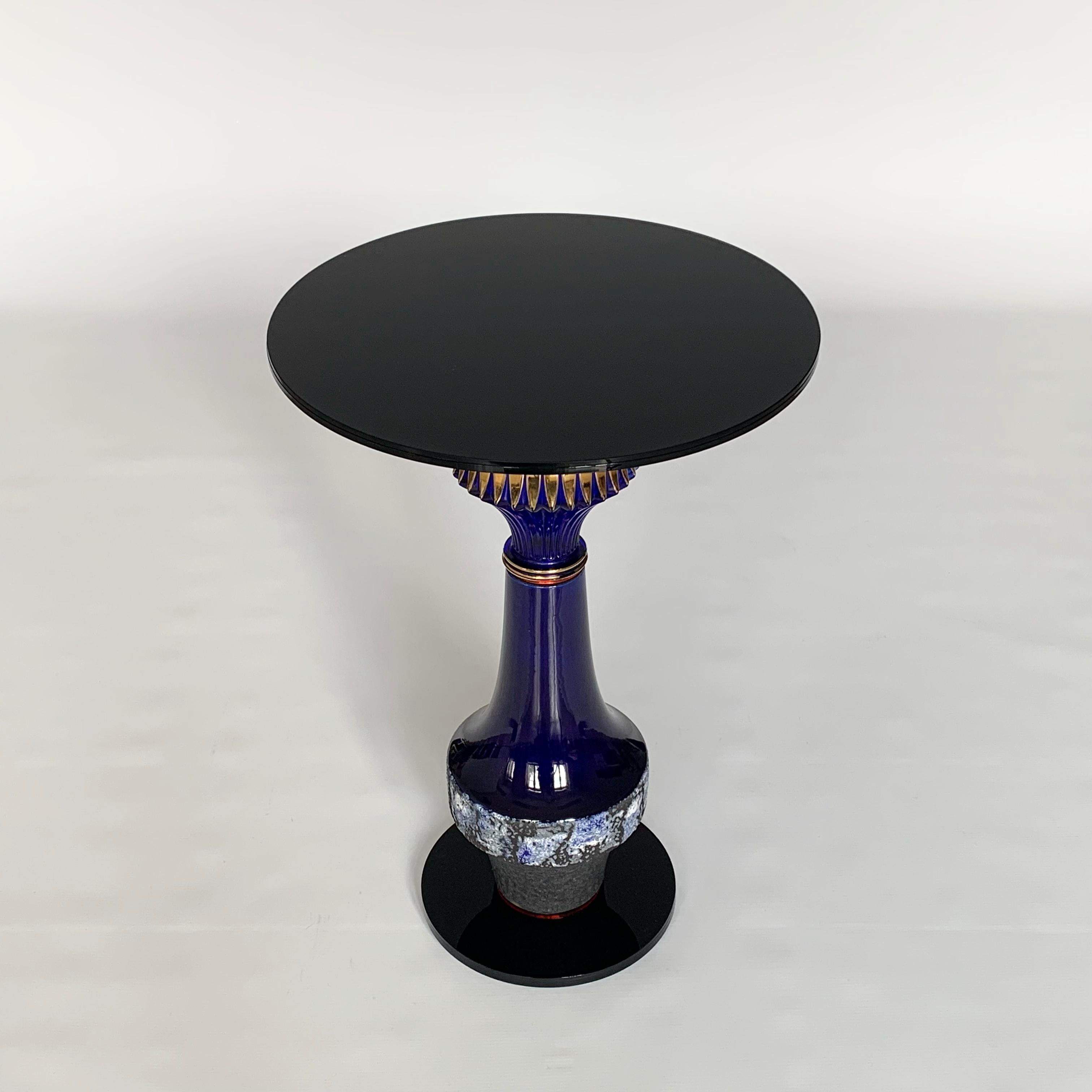 Blue Bar, Side Table In Excellent Condition For Sale In Berlin, DE