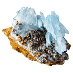 Blue Barite from Jebel Ouichane, Sagangane, Nador Province, Morocco