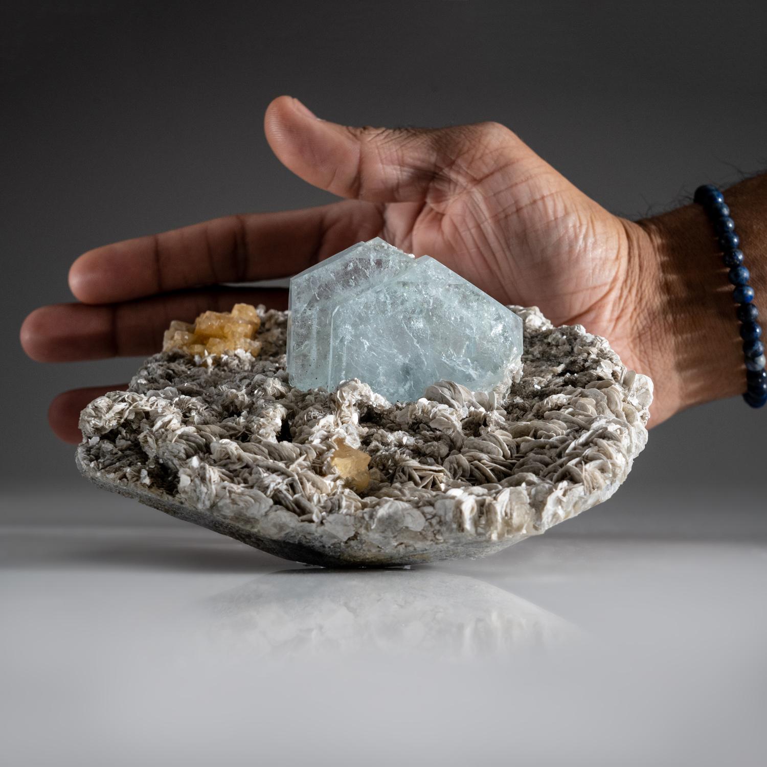 Altro Barite blu dal Marocco in vendita