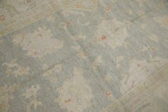 Blue & Beige Handwoven Wool Turkish Oushak Runner 5'7" x 11'5"