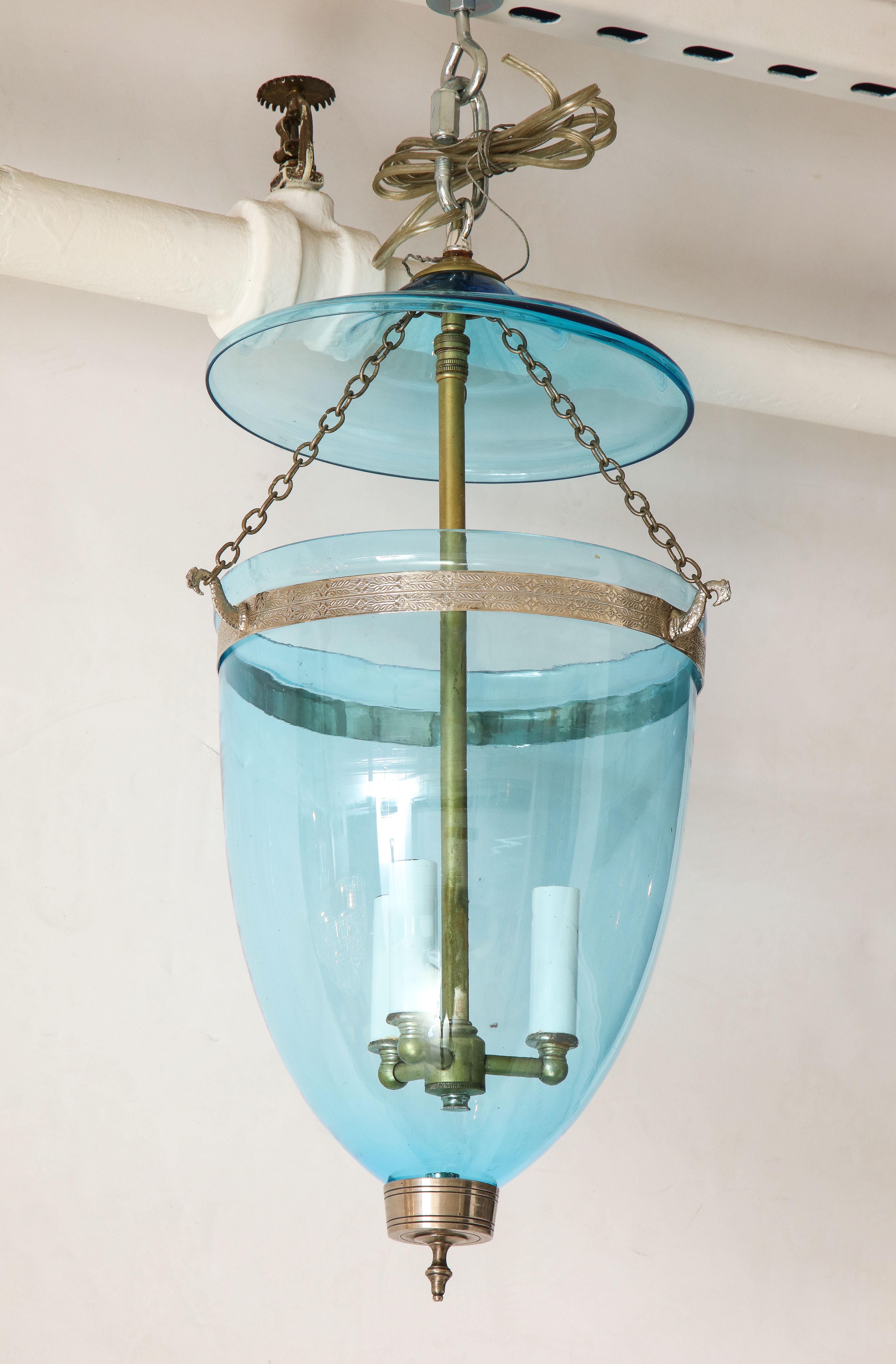 Blue Bell Jar Lantern 10