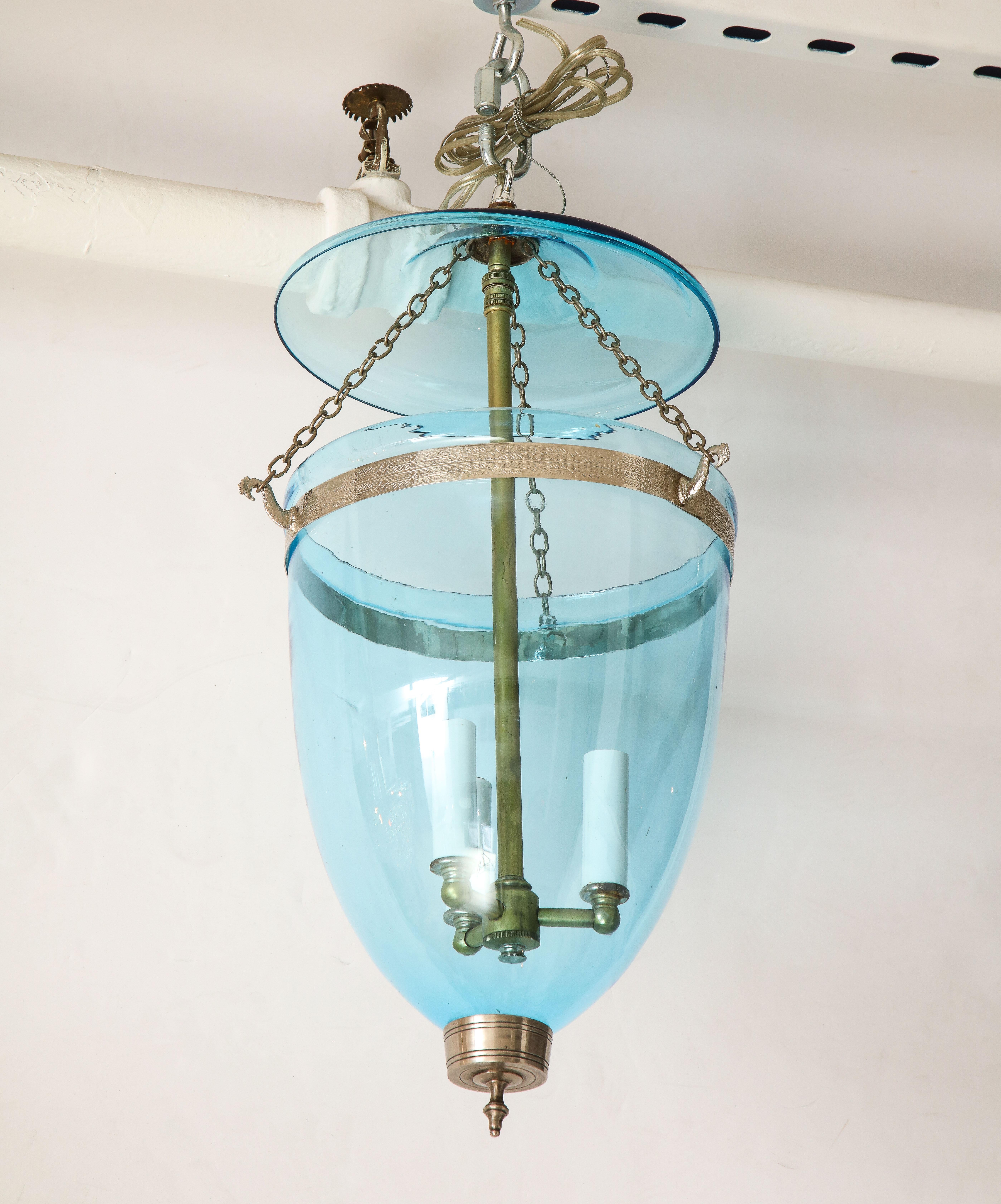 Unknown Blue Bell Jar Lantern