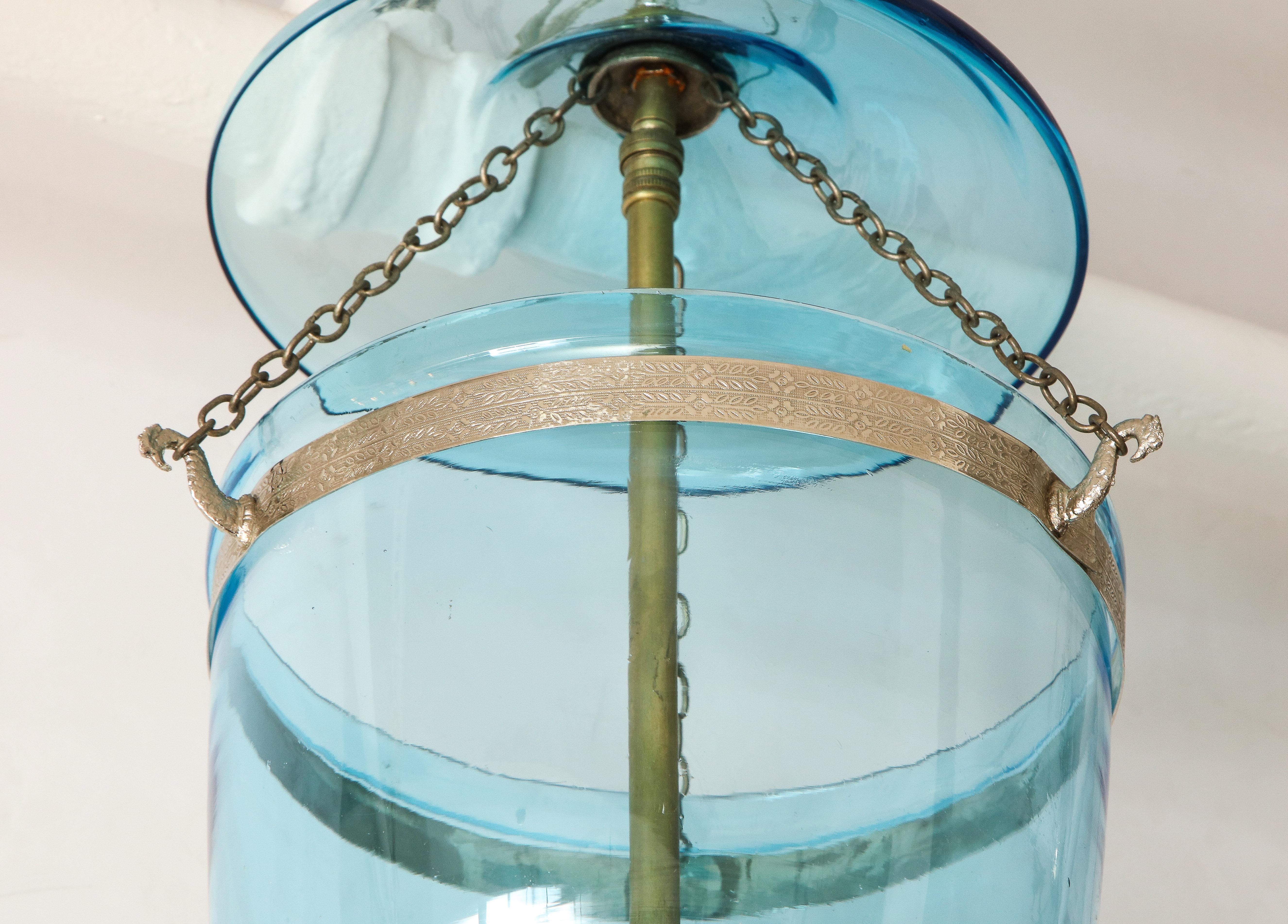 Blue Bell Jar Lantern 1
