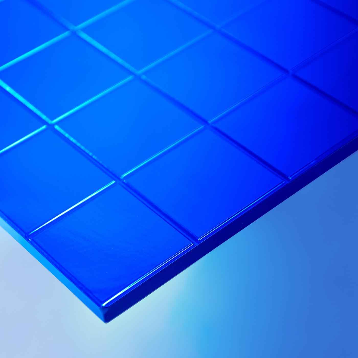 italien Banc bleu de Sovrappensiero en vente