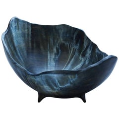 Blue Birch Burl Vase by Vlad Droz