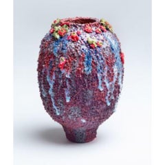 Blue Bling Vase by Arina Antonova