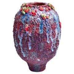 Blue Bling Vase by Arina Antonova