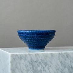 Blue Bowl by Wilhelm Kage for Gustavsberg Studio, Sweden, 1950s