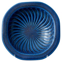 Blue Bowl by Wilhelm Kage for Gustavsberg Studio, Sweden, 1950s