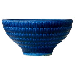 Blue Bowl by Wilhelm Kage for Gustavsberg Studio, Sweden, 1950s