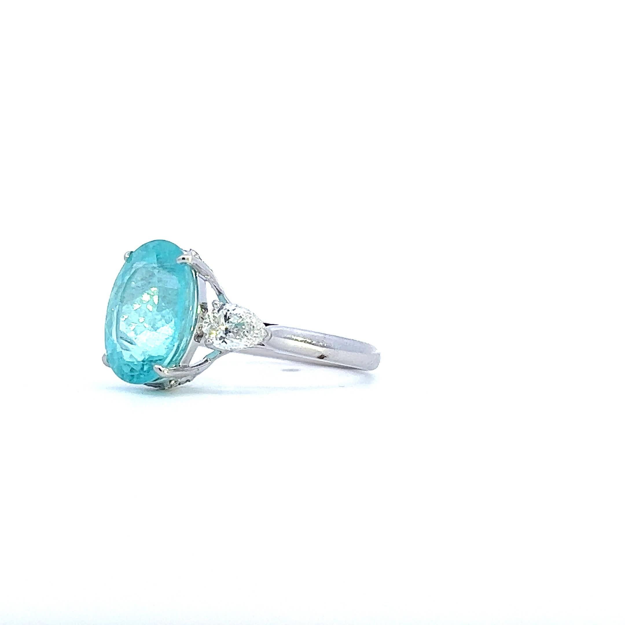 De las mujeres Anillo brillante azul en venta