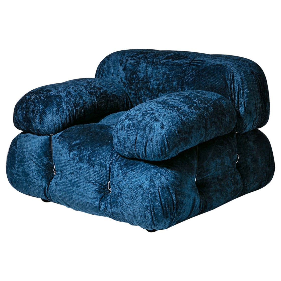 Butaca "Camaleonda Azul" de Mario Bellini para B&B, Italia, años 70
