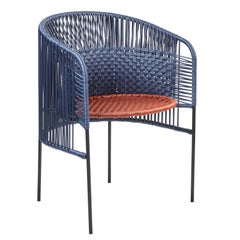 Sedia da pranzo Blue Caribe Chic di Sebastian Herkner