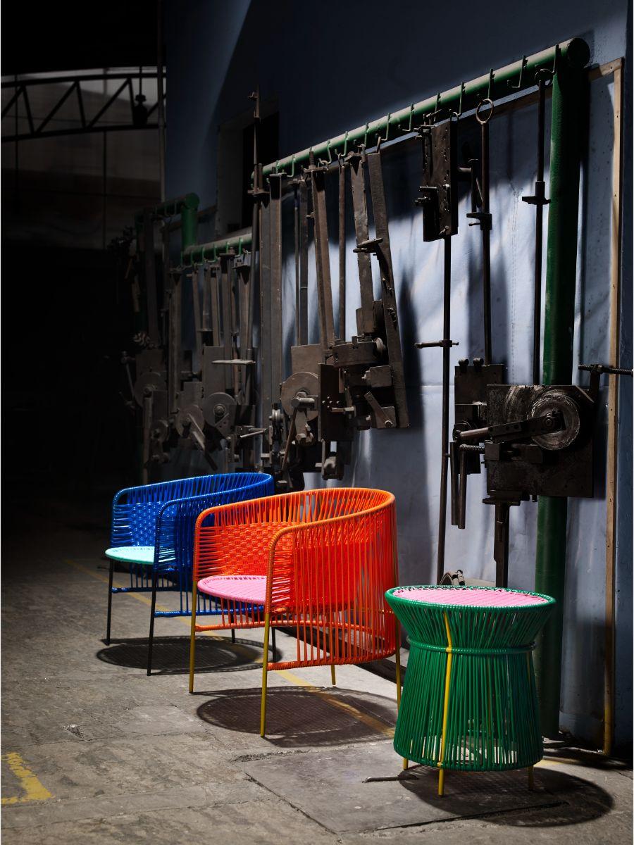 Blue Caribe Lounge Chair by Sebastian Herkner 5