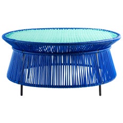 Blue Caribe Low Table by Sebastian Herkner
