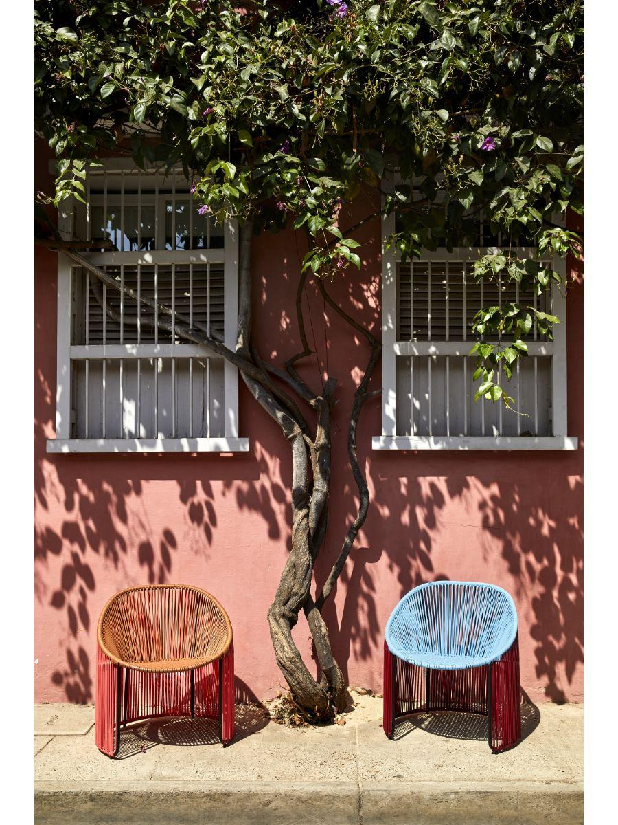 Blue Cartagenas Dining Chair by Sebastian Herkner For Sale 5