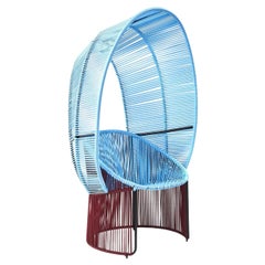Sedia Cartagenas Reina blu di Sebastian Herkner