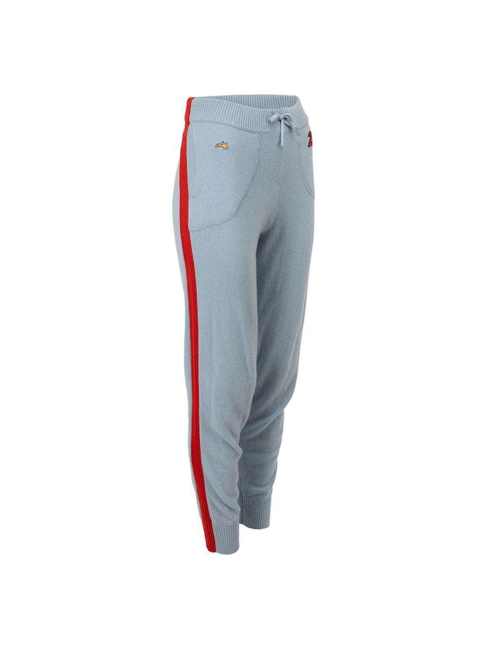 CONDITION is Never worn, with tags. No visible wear to trousers is evident on this new Bella Freud designer resale item. 



Details


Blue

Cashmere

Knitted track trousers

Stretchy

Red contrast side stripe

Elasticated waistband with